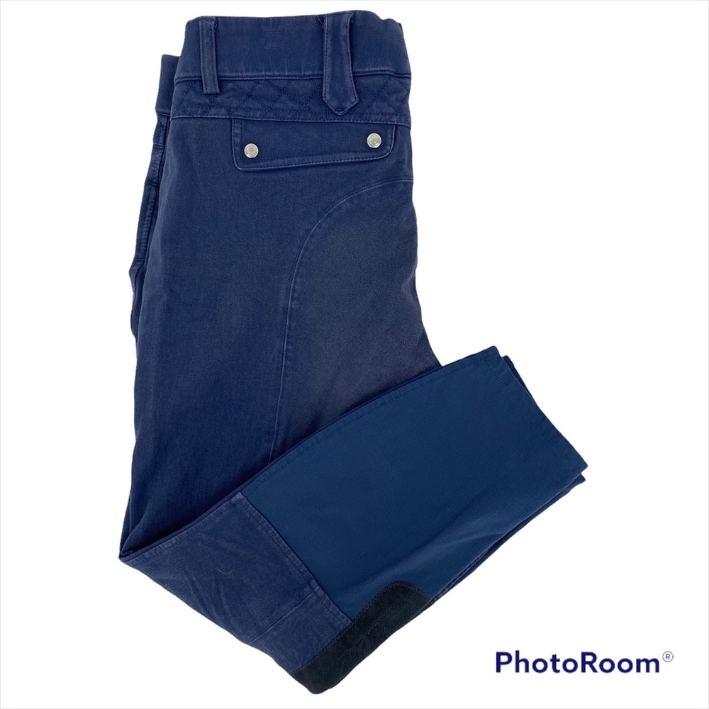 Ariat Heritage Knee Patch Breech Riding Pants Equestrian Blue Women’s Size 32R